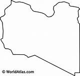 Libya Worldatlas Downloaded Represents sketch template
