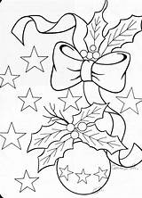 Coloring Christmas Pages Noel Coloriage Drawing Holly Printable Dessin Ornament Cards Color Sheets Colors Fleur Noël Templates Book Vickileandro Follow sketch template