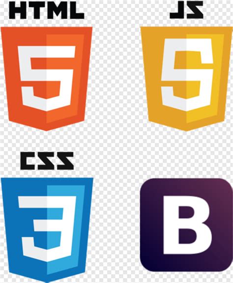 bootstrap logo javascript logo css logo   icon library