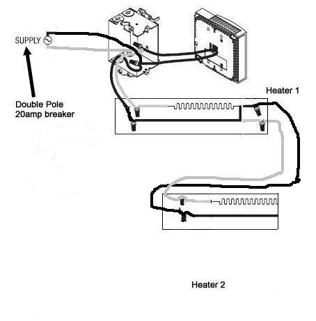 wiring baseboard heaters