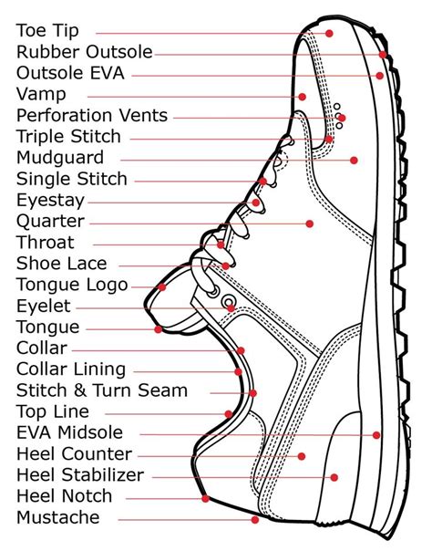shoe parts diagram shoe design sketches    shoes shoe laces