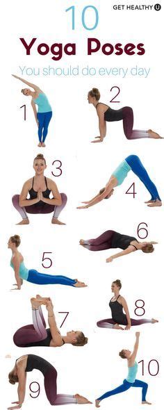 fitness  easy  yoga poses     day