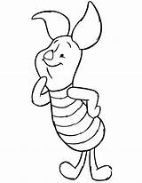 Piglet Coloring Pages Thinking Printable Color Pooh Winnie Disney Drawing Kids Think Cartoon Drawings Thinker Outline Print Bestcoloringpagesforkids Friends Outlines sketch template