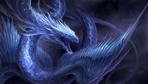 a gallery of original dragons that rules blue crystals dragons and shadowrun
