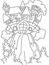 Fairy Coloring Pages Tale Castle Kids Sheets Fairytale Hill Colouring Tales Printable Colour Print Quality High Drawing Rapunzel Detailed Adult sketch template