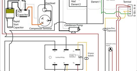 central ac thermostat wiring diagram central air conditioning