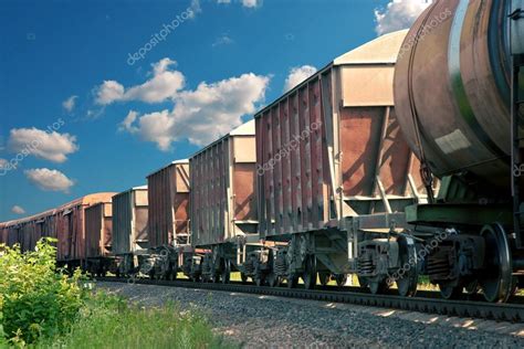 freight cars stock photo  dedivan