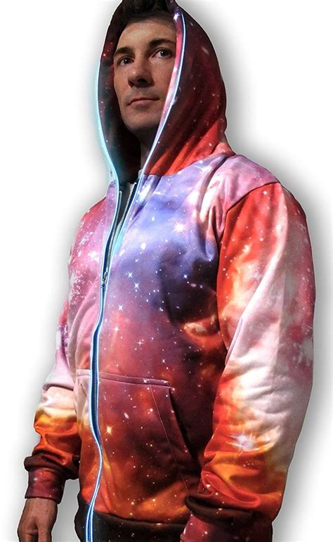 electric styles galaxy led light  hoodie sweatshirts