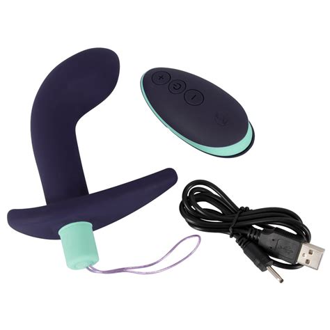 remote control prostate massager anal butt plug vibrator