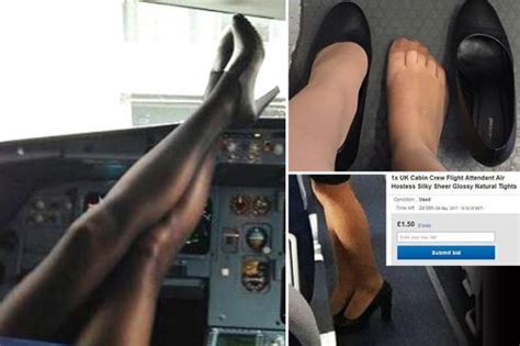 Flight Attendants Are Selling Their Used Shoes And Old Tights Online To