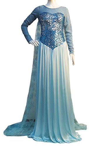 frozen elsa costume for adults for cosplay and halloween