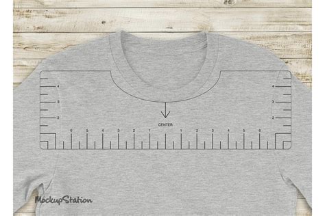 shirt placement ruler svg   file
