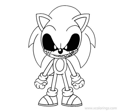 sonic exe coloring pages cayleeroptapia