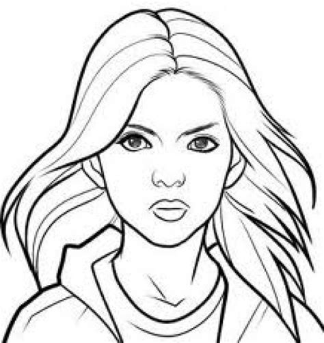 portrait coloring pages  getdrawings