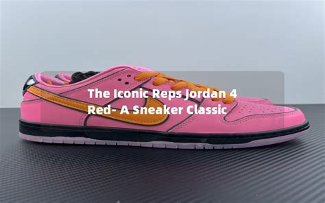 iconic reps jordan  red  sneaker classic replica nike shoes