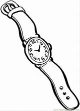 Coloring Color Wristwatch Pages Printable Accessories Para Colorear Reloj Painting Dibujos Drawing Men Entertainment Hombres Paint Drawings sketch template