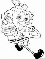 Krabby Patty Spongebob sketch template