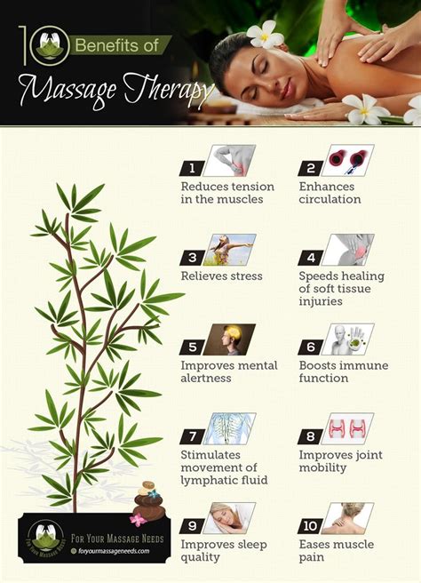 10 health benefits of massage therapy infographic massage therapy pinterest health benefits