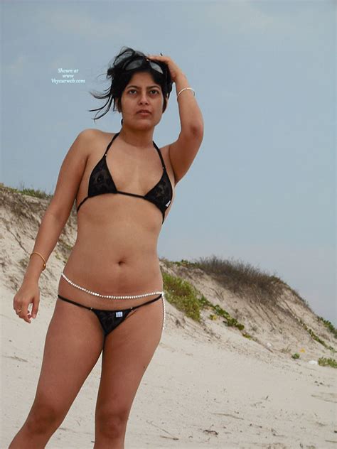 Wife In Swimwear Sp Indian In Black Thongs Pt2 July