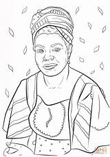 Angelou Lava Supercoloring Getcolorings Afro Printables Africanas Huffpost Huffpostbrasil Onlinecoloringpages sketch template