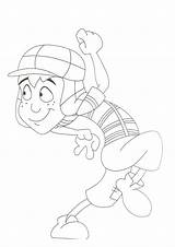 Chaves Colorir Chavo Desenhos Chilindrina Template Turma sketch template