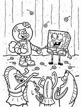 Spongebob Coloring Krusty Krab Sandy Pages Color Drawing Luna Print Squidward Printable Christmas Colouring Size Rocks Getdrawings Patrick sketch template