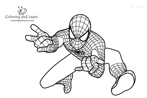 spiderman coloring pages  coloring  learn