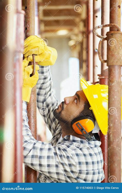 construction worker stock image image  person hard