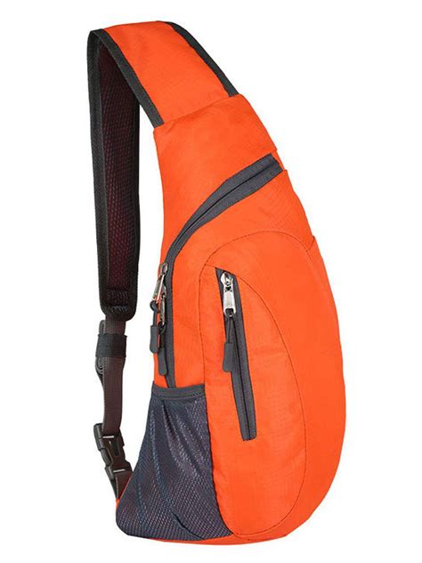 opening men chest bag pack waterproof travel sport cross body shoulder sling backpack