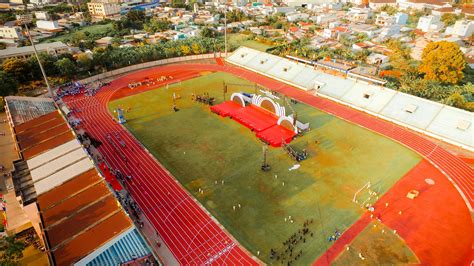 aerial view photo  stadium  stock photo