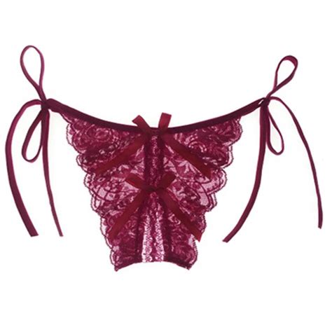 sexy lingerie crotchless panties women s g string butt open crotch
