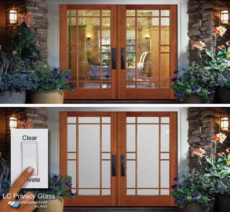 switchable privacy  glass front doors smart home solutions eglass  innovative glass