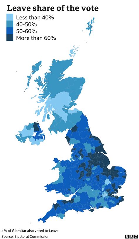 eu referendum  result  maps  charts bbc news