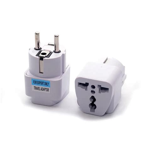 universal germany korea eu ac power plug adapter usauuk  de kr plug