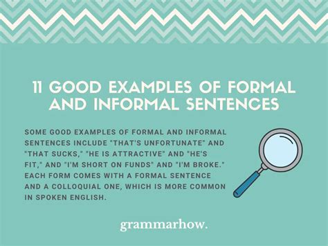 examples  formal  informal sentences trendradars