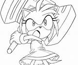 Sonic Amy Coloring Rose Pages Hammer Giant Generations Surfing Color Print Printable Yahoo Search Getcolorings Getdrawings Library Clipart Coloringhome sketch template