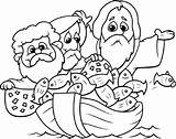 Coloring Bible Pages Kids Toddlers Jesus Para Men Pesca Fishers Milagrosa Desenhos Colorir La Da Fishing sketch template