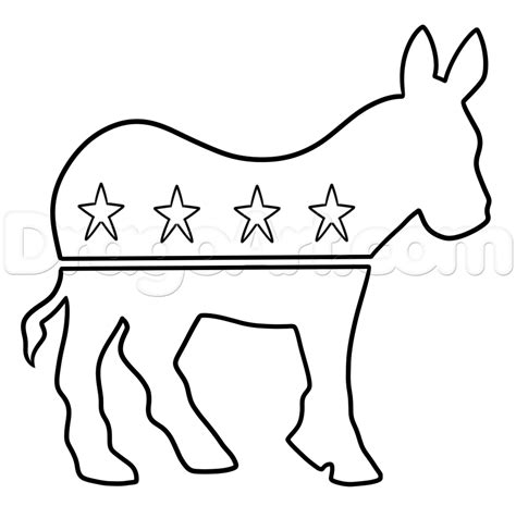 simple donkey drawing    clipartmag