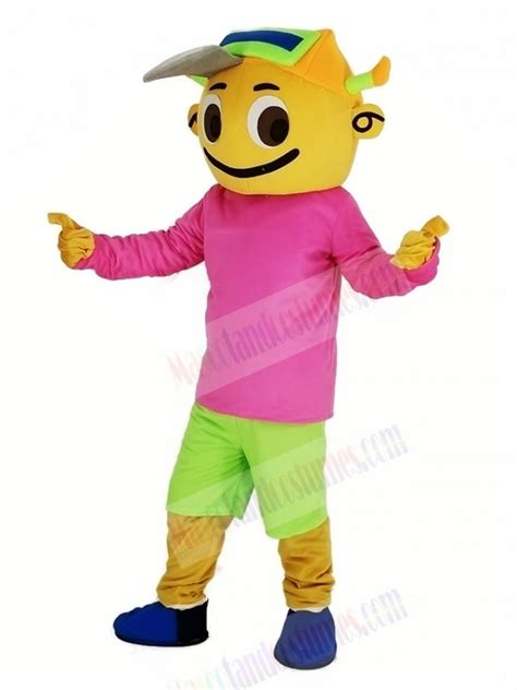cap boy mascot costume people