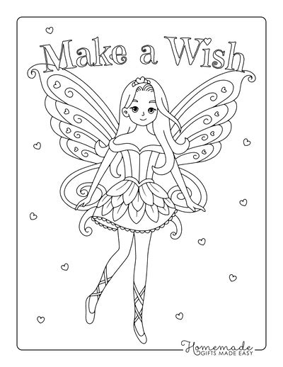 coloring pages  fairies
