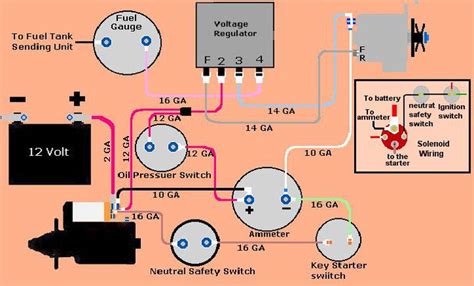 massey ferguson  alternator wiring diagram