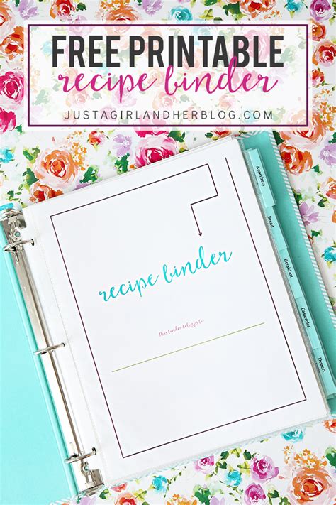 printable recipe binder recipe book templates recipe cards