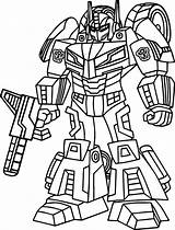 Bruticus Transformers sketch template