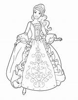 Coloring Dress Pages Dresses Fancy Barbie Wedding Pretty Print Getcolorings Pa Color Printable sketch template