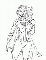 Coloring Pages Super Woman Popular sketch template