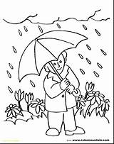 Coloring Pages Windy Rainy Getcolorings Print Printable sketch template