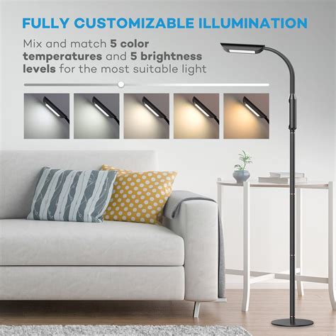 floor lamps vava dimmable led reading lamp  living room
