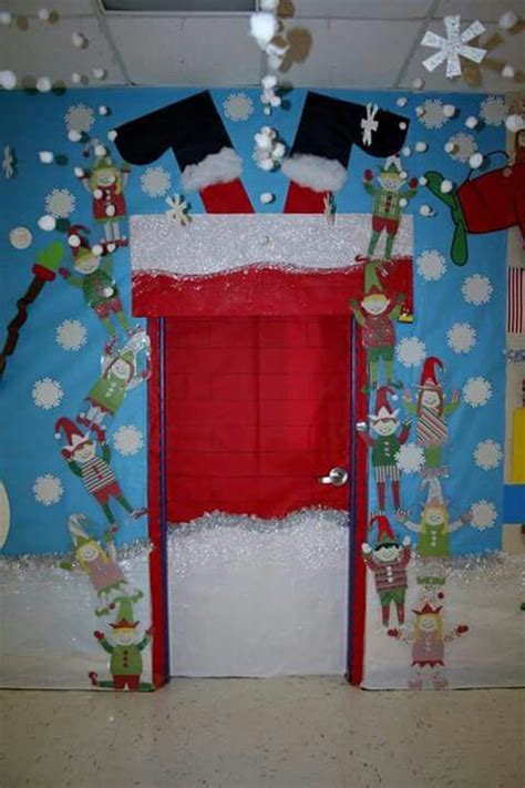cute diy christmas winter door decorations homemydesign