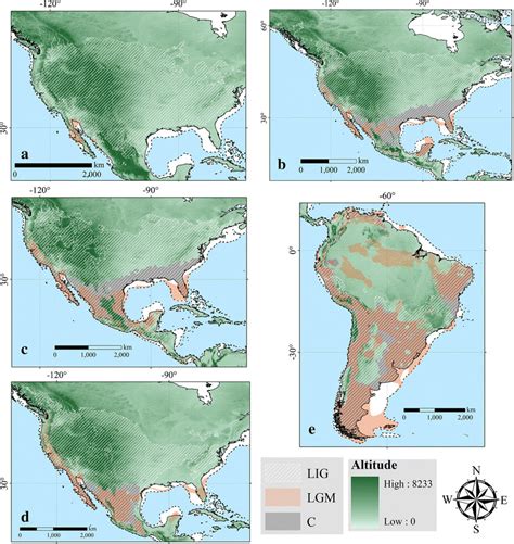 extinct species geographic ranges   americas