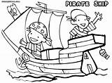 Pirate Coloring Ship Pages Boat Kids Drawing Printable Print Color Colorings Getdrawings Getcolorings sketch template